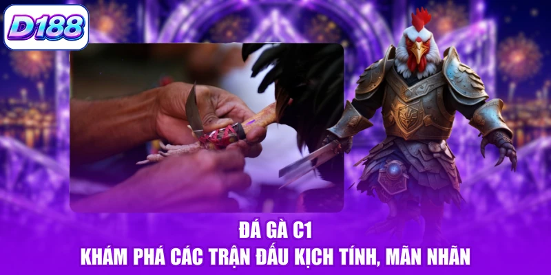Đá Gà C1 - Khám Phá Các Trận Đấu Kịch Tính, Mãn Nhãn