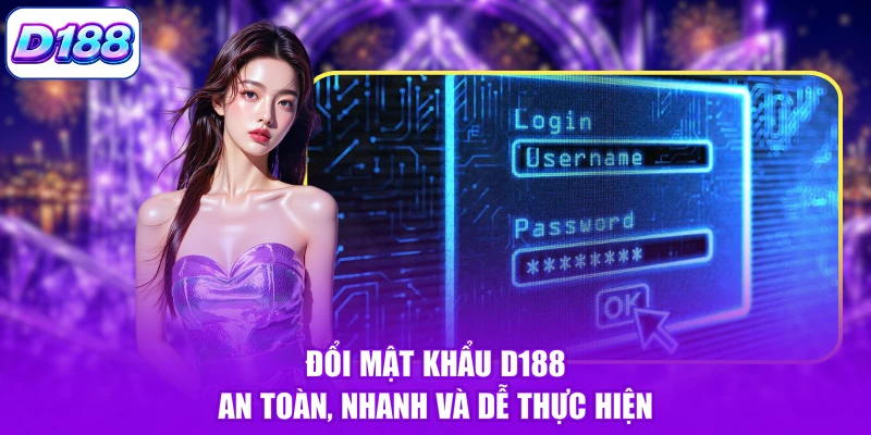 Đổi Mật Khẩu D188 – An Toàn, Nhanh Và Dễ Thực Hiện