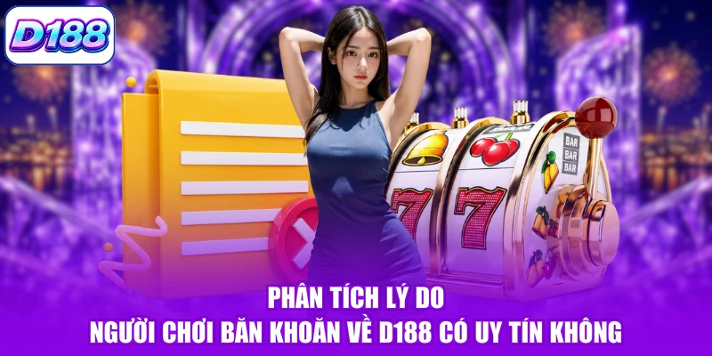 Phân tích lý do người chơi băn khoăn về D188 có uy tín không
