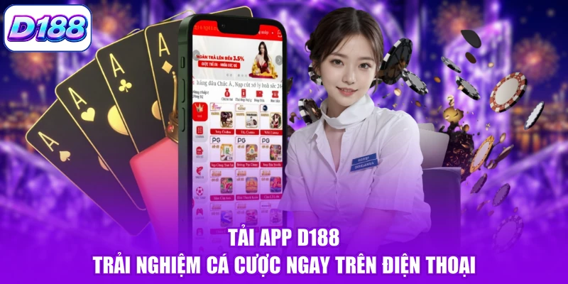 Tải App D188 - Trải Nghiệm Cá Cược Ngay Trên Điện Thoại