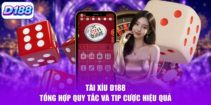 Tài Xỉu D188 – Tổng Hợp Quy Tắc Và Tip Cược Hiệu Quả