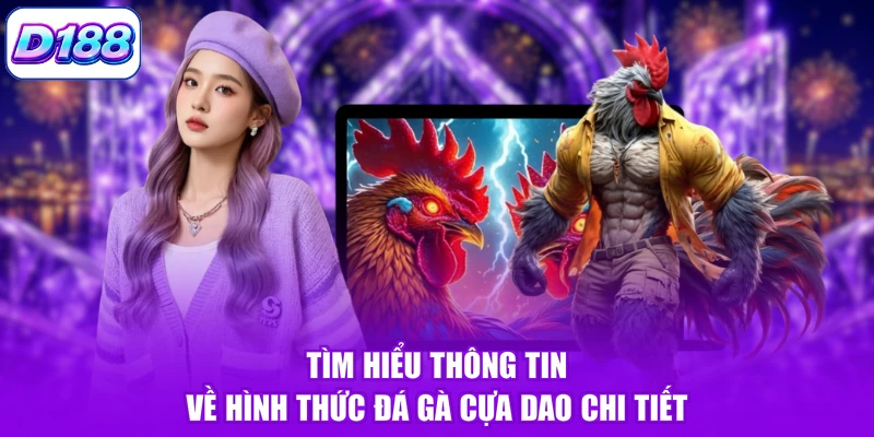 Tìm hiểu thông tin về hình thức đá gà cựa dao chi tiết